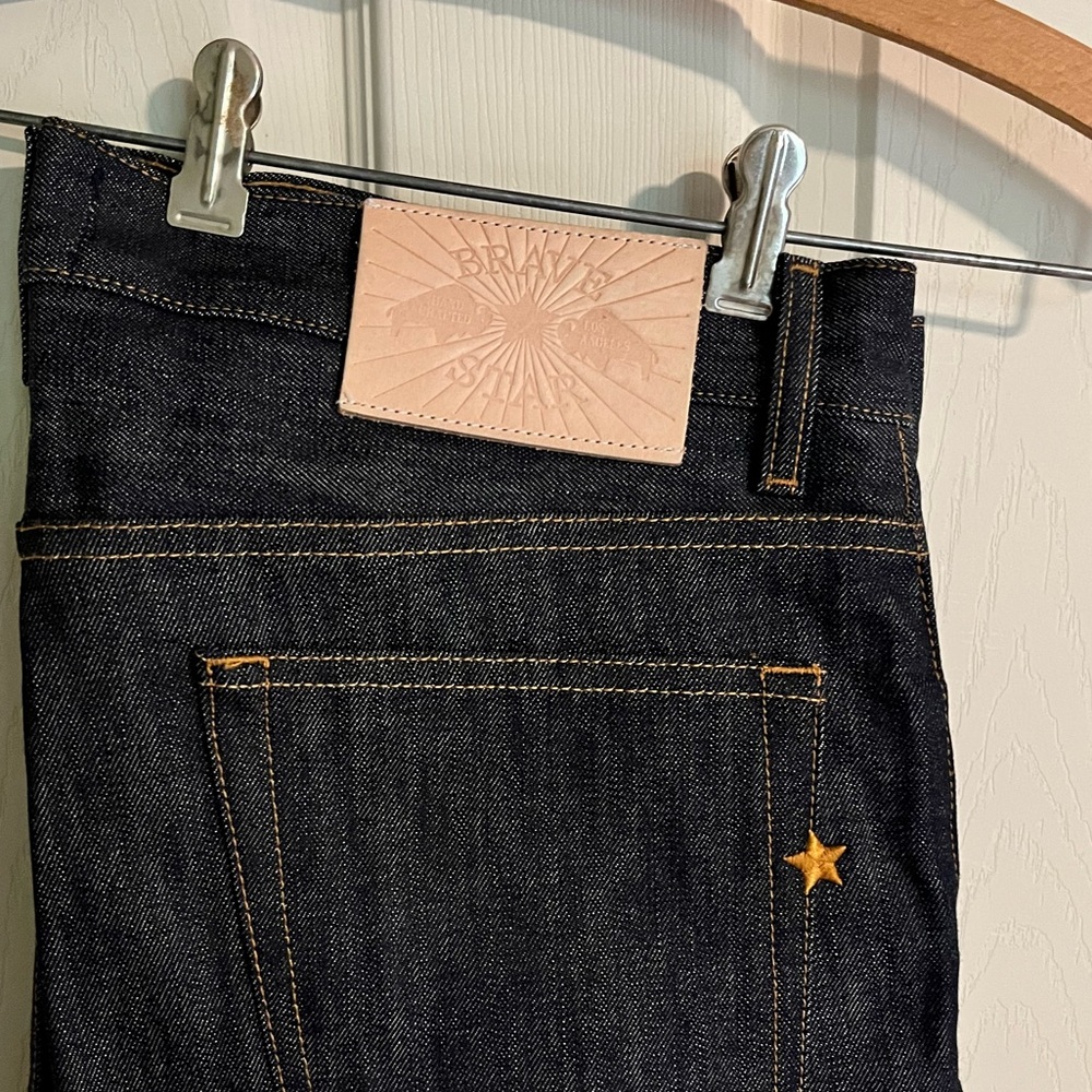 Men’s Brave Star Blue Selvage Denim Jeans Waist 36